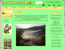 Tablet Screenshot of plantspotagers.com